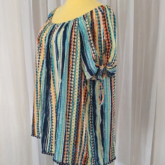 Cato Multicolor Blouse Size Large - Picture 5 of 11